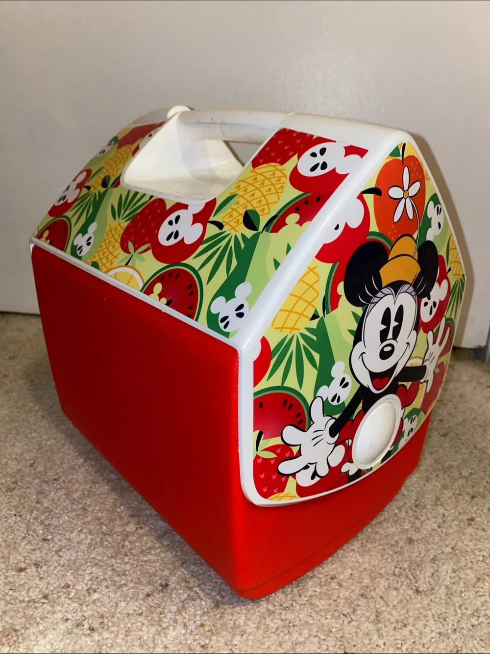 minnie and mickey pop pal 7 quart igloo cooler